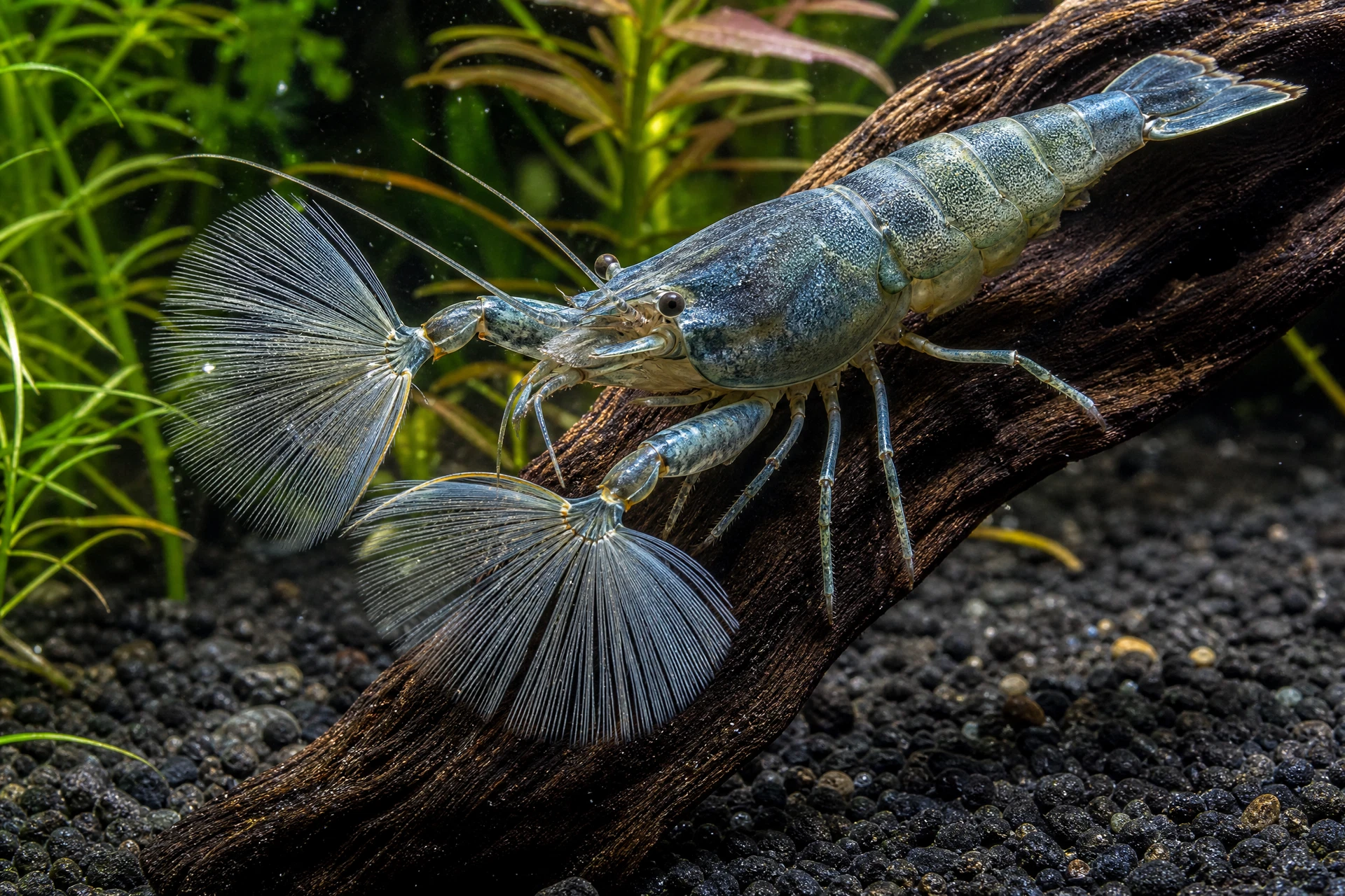 Afrikanische Fächergarnele (Atya gabonensis)
