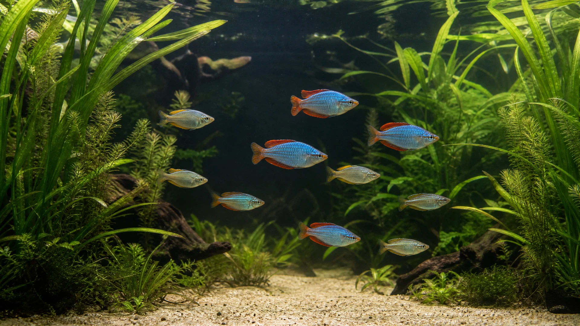 Neonregenbogenfisch (Melanotaenia praecox)